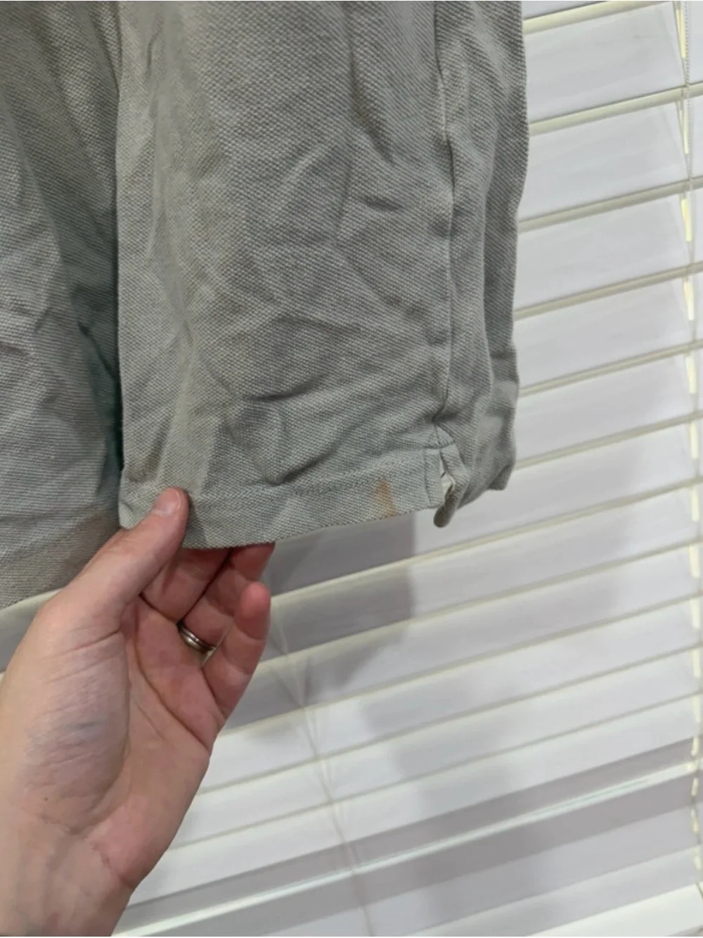 VintageJ. Crew Men's Short-Sleeve Polo Shirt in Light Gray - Sag Harbor NY Patch